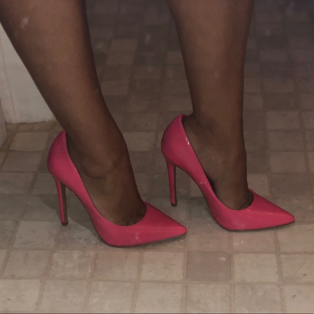 Pink heels